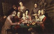 Charles Wilson Peale The Peale Family oil painting on canvas